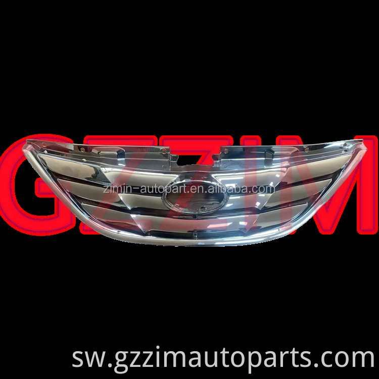 ABS Black Grille Middle Grille Front Kit kwa 2011 Sonata 86350-3S000 86350-4Q000